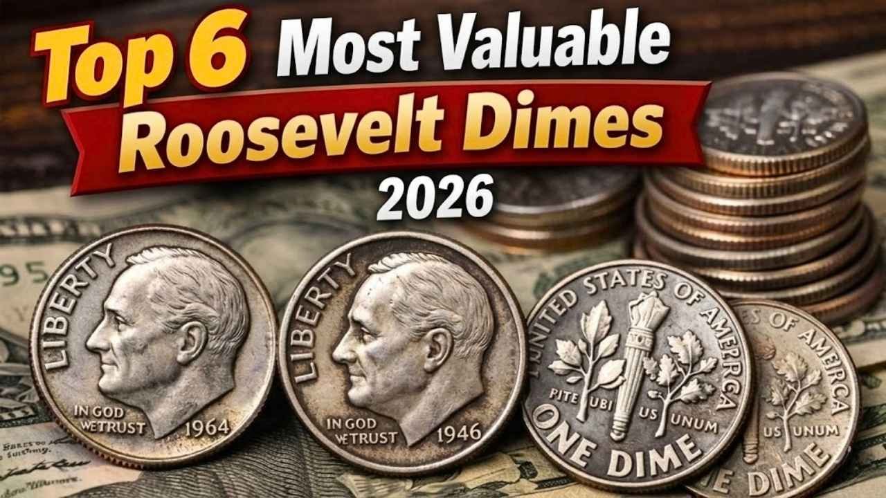 Top 6 Most Valuable Roosevelt Dimes 2026 Rare Coins Still Found in Circulation